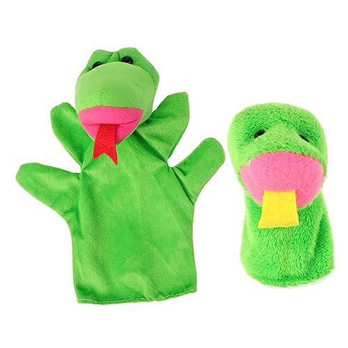 Abaodam Schlangen-handpuppen-Set 2-teilig Schlangen-handpuppen Für Jungen Und Mädchen Pädagogisches Schlangen-fingerpuppen-Spielzeug Eltern-Kind-interaktionsspielzeug von Abaodam