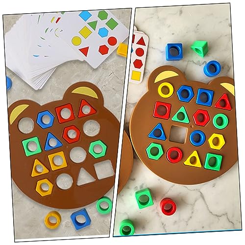 Abaodam Sortierspiel für Kleinkinder Pädagogisches Farb und Formlernspiel Geometrisches Zuordnungsspiel für Spieler Eltern Junge Mädchen Interaktionsspiel Tragbares Lernspielzeug für Abaodam Sortierspiel für Kleinkinder Pädagogisches Farb und Formlernspiel Geometrisches Zuordnungsspiel für Spieler Eltern Junge Mädchen Interaktionsspiel Tragbares Lernspielzeug für von Abaodam