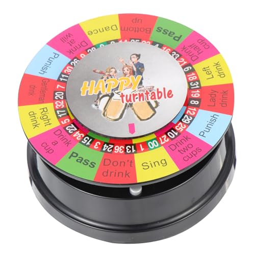 Abaodam Spiel Plattenspieler Elektrisches Drehbares Brett Trinkparty Lustiges Partyspiel Trinkspiel Rotationsspiel Roulette Für Ktv Roulette Trinkspiel Ktv Plattenspieler Aus von Abaodam