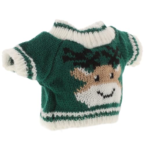 Abaodam Puppenpullover für Jungen und Mädchen Zarte Bärenkleidung Austauschbares Spielzeug-Outfit Dekorative Puppendekoration Kompakte Anziehpuppen von Abaodam