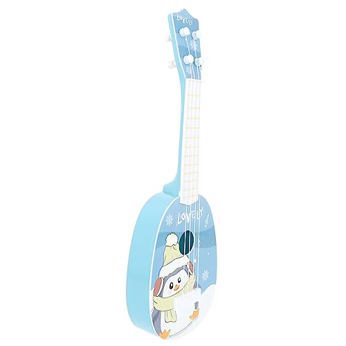 Abaodam Spielzeuggitarre für Ukelele for Gitarre Kunststoffinstrument Musikalisches Musikalisches Lernspielzeug Mini-Ukulele Mini-Gitarren- Abs von Abaodam