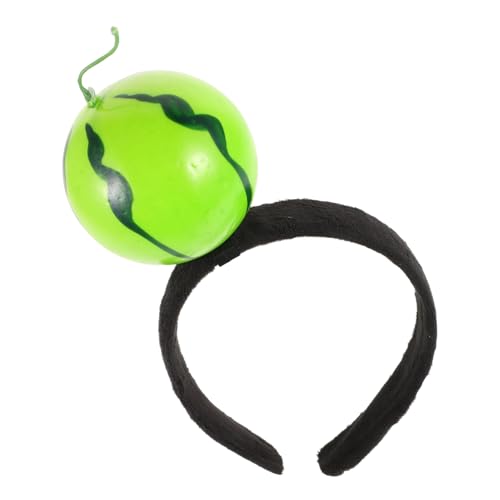 Abaodam Stirnband Wassermelone Wassermelonen Haarband Lustige Kopfbedeckung Kleine Wassermelone Haarband sommer accessoires Kinder Haarband Wassermelonen-Haarreifen süßes Stirnband Stoff von Abaodam