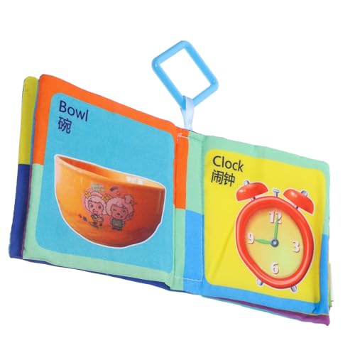 Abaodam Stoffbuch Babies Babyspielzeug Cloth Book kauspielzeug babymoench Toys for maluszkowe spielsachen Spielzeug für Kleinkinder Babybücher Perlmutt erröten von Abaodam