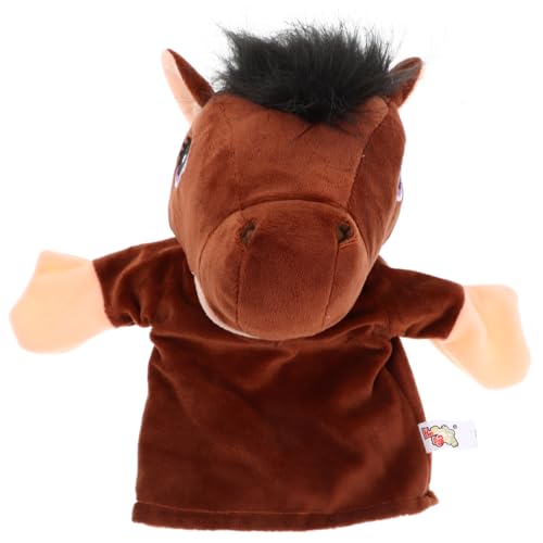 Abaodam Stofftier-handpuppe Süße Bauernhoftierpuppe Tierische Geschichtenerzählpuppe Stellen Sie Sich Vor, Sie Spielen Handpuppen Handpuppe Zum Geschichtenerzählen Plüsch Light Brown von Abaodam