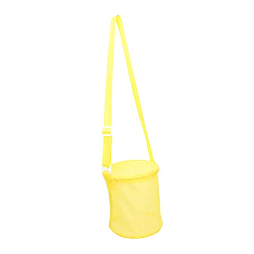 Abaodam Strandeimer Aufbewahrungstaschen Für Bausteine Puzzle-zubehör Rucksack Für Den Strand Rucksack-zubehör Tasche Für Sandspielzeug Kinder Strandtasche Yellow Oxford-Stoff von Abaodam