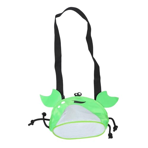 Abaodam Strandtasche Strandmuscheltasche Strand-Mesh-Tasche Shell-Tasche Kinder Muschel Tasche Kinder Muscheltasche Schalentaschen Muscheltaschen für den Strand PVC Light Green von Abaodam