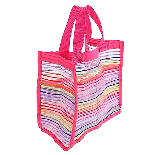 Abaodam Strandtasche schultüte Schulranzen Waterproof Bag рюкзак школьный Schultasche umhängetasche Taschen Tragetasche Handtasche tragbare Duschnetztasche Oxford-Stoffmaterial Rosy von Abaodam