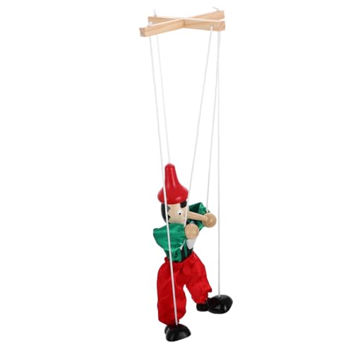 Abaodam String Marionette Puppe Lustige Puppe Handwerk Peg Puppe Figuren Holz von Abaodam