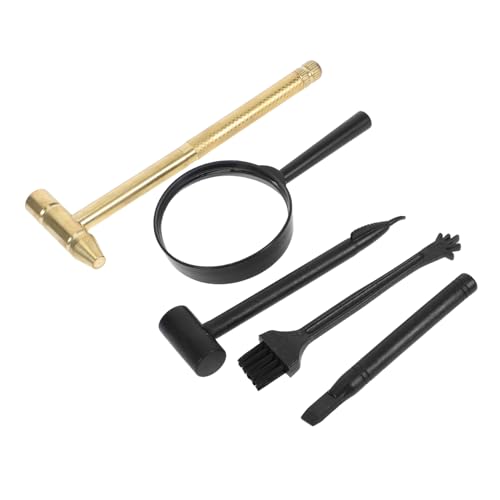 Abaodam Teiliges Archäologie für Robustem Metallhammer Pinsel Meißel und Lupe Tragbares Ausgrabungs Kit für Stem Wissenschaft und Fantasievolles Drinnen und Draußen Abaodam Teiliges Archäologie für Robustem Metallhammer Pinsel Meißel und Lupe Tragbares Ausgrabungs Kit für Stem Wissenschaft und Fantasievolles Drinnen und Draußen von Abaodam