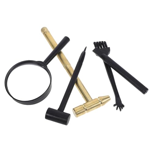 Abaodam Teiliges Ausgrabungsset Robuster Metallhammer Pinsel Meißel und Lupe Echtes Werkzeug für Edelstein und Tier Ausgrabungen Leicht Tragbar Stem Lernspielzeug für Drinnen und Draußen Abaodam Teiliges Ausgrabungsset Robuster Metallhammer Pinsel Meißel und Lupe Echtes Werkzeug für Edelstein und Tier Ausgrabungen Leicht Tragbar Stem Lernspielzeug für Drinnen und Draußen von Abaodam