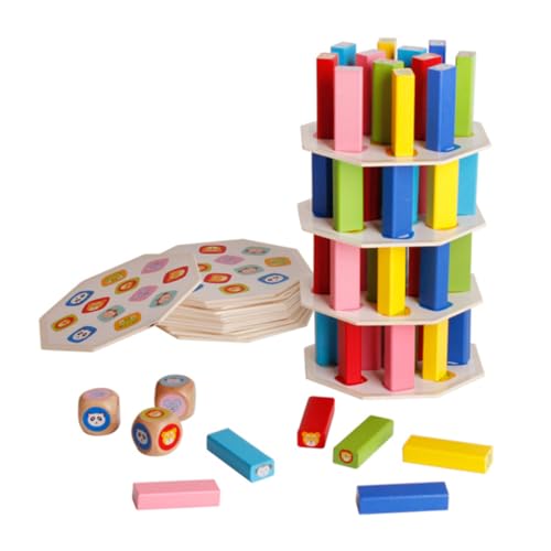 Abaodam Teiliges Stapelturm Lernspielzeug für Pädagogisches Geschicklichkeitsspiel Geduld Fantasie und Sozialen Fähigkeiten für Kleinkinderhände und Kreatives Abaodam Teiliges Stapelturm Lernspielzeug für Pädagogisches Geschicklichkeitsspiel Geduld Fantasie und Sozialen Fähigkeiten für Kleinkinderhände und Kreatives von Abaodam