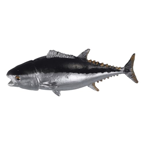 Abaodam Thunfisch-Modell Mini-seefischfigur Wasserspielzeug Thunfischfigur Tiermodelle Thunfisch Figur Realistische Fischmodelle Krabbenspielzeug Simuliertes Thunfischmodell Tiere Plastik von Abaodam