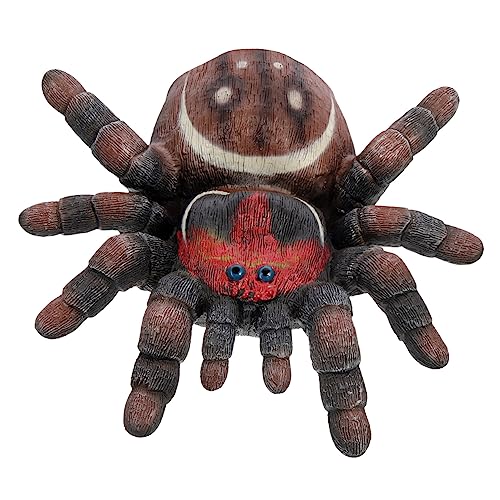 Abaodam Tierhandpuppe Spinne Handpuppe Rollenspiel Handspielzeug Realistische Handpuppe Tierhandpuppe Geschichte Handpuppe Charakterpuppe Kaffee Kunststoff PVC von Abaodam