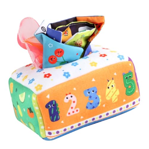 Abaodam Tissue Box Toy aus Robustem Buntes Montessori Sensorikspielzeug für Kleinkinder Interaktives Lernspielzeug zur Motorischer Fähigkeiten und Farberkennung Abaodam Tissue Box Toy aus Robustem Buntes Montessori Sensorikspielzeug für Kleinkinder Interaktives Lernspielzeug zur Motorischer Fähigkeiten und Farberkennung von Abaodam