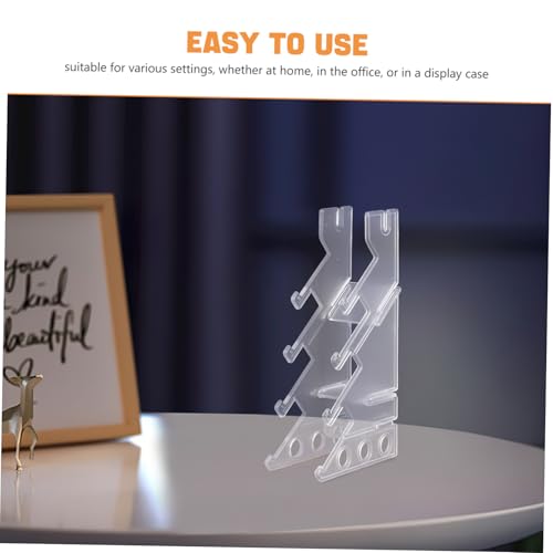 Abaodam Transparentes Finger Skateboard Aufbewahrungsregal aus Robustem Kunststoff Platzsparender Displayständer für Finger Skateboards Einzigartiges Design Einfach zu Montieren Abaodam Transparentes Finger Skateboard Aufbewahrungsregal aus Robustem Kunststoff Platzsparender Displayständer für Finger Skateboards Einzigartiges Design Einfach zu Montieren von Abaodam