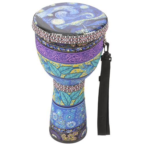 Abaodam Trommeln Schlaginstrument Lateinische Schlagtrommel Kinderafrikanische Djembe Kindertrommel Handtrommelinstrument Afrikanisches Musikinstrument Blue PVC von Abaodam