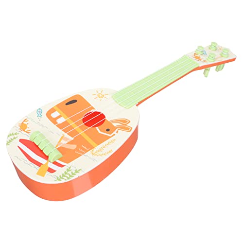 Abaodam Ukulele Mini-gitarrenspielzeug Mini-musikspielzeug Gitarrenmodell Ukulele Aus Kunststoff Frühes Musikalisches Lernspielzeug Anfängerinstrument Kinderspielzeug Plastik von Abaodam