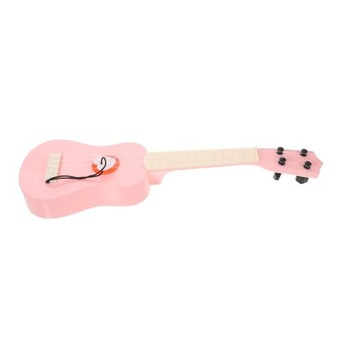 Abaodam Ukulele Simuliertes Musikinstrument Für Frühkindliche Bildung Tragbare Ukulele Pink Ideal Als Für Fördert Musikalisches Lernen von Abaodam