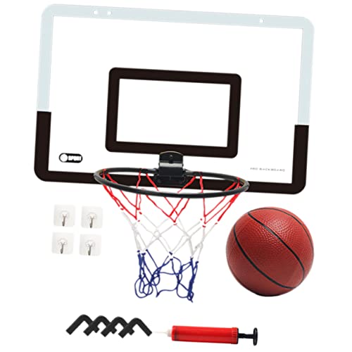 Abaodam Verschleißfestes Basketballset Für Klettspiel Wurfspiel Mit Basketballkorb Und Kleinem Basketball Spaß Für Drinnen Und Draußen Ideal Haushaltsspielzeug Für Aktive von Abaodam