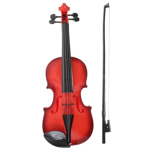 Abaodam Violine Geigenspielzeug Für Anfänger Violine Musikspielzeug Für Anfänger Violine Musikspielzeug Für Violine Musikinstrument Light Brown Plastik von Abaodam