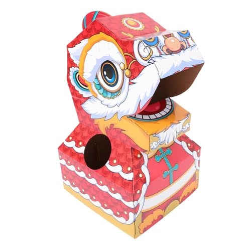 Abaodam Wearable DIY Karton Löwentanz Kostüm für Bunter Kreativer Bruchsicherer Karton Löwentanz Kostüm Bausatz für Fantasievolles Abaodam Wearable DIY Karton Löwentanz Kostüm für Bunter Kreativer Bruchsicherer Karton Löwentanz Kostüm Bausatz für Fantasievolles von Abaodam