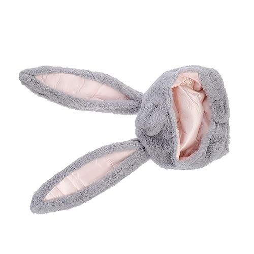 Abaodam Weicher Plüsch Winterhut mit Verstellbaren Langen Hasenohren Ohrbügel mit Kuscheliges Kaninchen Accessoire für Weihnachtskostüm und Cosplay Abaodam Weicher Plüsch Winterhut mit Verstellbaren Langen Hasenohren Ohrbügel mit Kuscheliges Kaninchen Accessoire für Weihnachtskostüm und Cosplay von Abaodam