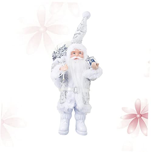 Abaodam Weihnachtsdekoration Figur Weihnachtsmannpuppe Silver von Abaodam