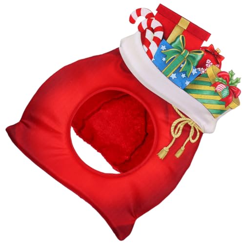 Abaodam Weihnachtsmütze Party-kulisse Weihnachtsfeier Stirnbänder Für Frauen Weihnachts-hüpfburgen Goldfolie Frohe Weihnachten-banner Zubehör Kostüm Weihnachtsdekorationen Rot von Abaodam