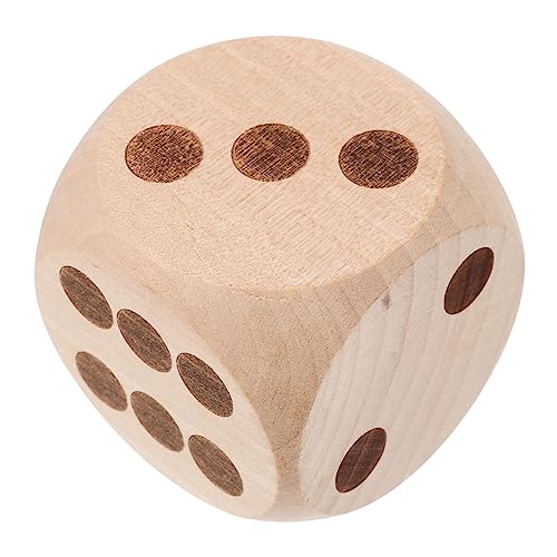 Abaodam Würfel Aus Massivem Holz Bingospiel Spiele Tischspielwürfel Großes Würfelkind Würfel- Leere Würfel Spiel Punktwürfel Würfelspiel Für Lustige Würfel Aufblasbare Würfel von Abaodam