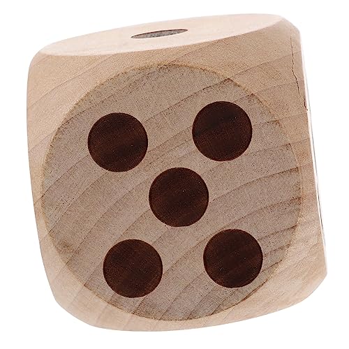 Abaodam Würfel aus massivem Holz Bingospiel Spiel Punktwürfel Tischspielwürfel lustige Würfel Brettspiele hühner outdor Hof Würfel Bastelwürfel selber Machen von Abaodam