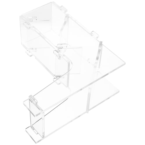 Abaodam Würfelturm hängende Kettenspielzeuge Blasstecker 3D-Düse für Breiten- und Längengrade Gaming zubehör Spielzubehör Würfelrolle Reisewürfel-Rollturm Acryl Transparent von Abaodam