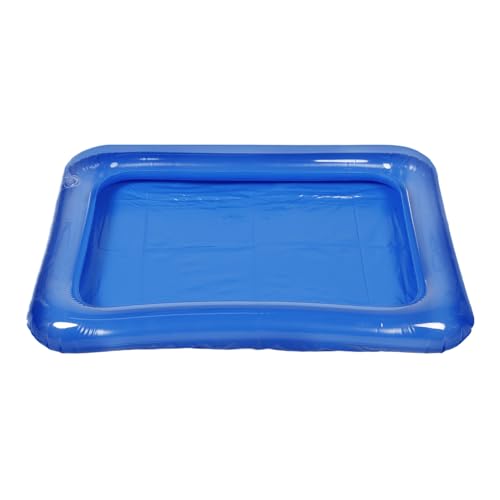 Abaodam aufblasbares Schwimmbecken Aufblasbarer Pool für sandkästen Puppenhaus-Schwimmbad Badespielzeug für Babys aufblasbare Wasserwanne Buffet-Serviertablett PVC Blue von Abaodam