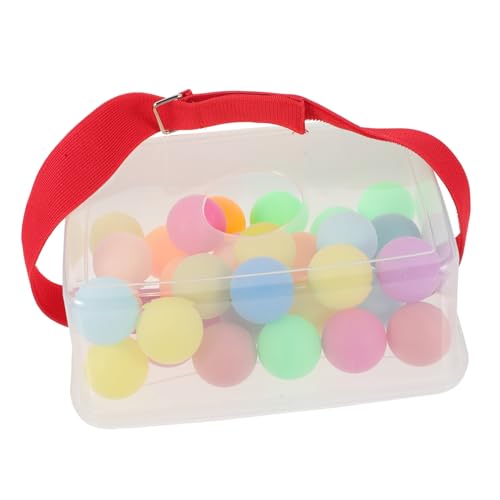 Abaodam austricksende Requisiten tischtennisball tischfussball Party Games kluppe Game Box Gaming-Requisiten Partyspielball Shake Partyspiel-Requisite Schüttelnde Ballspielstütze rot von Abaodam