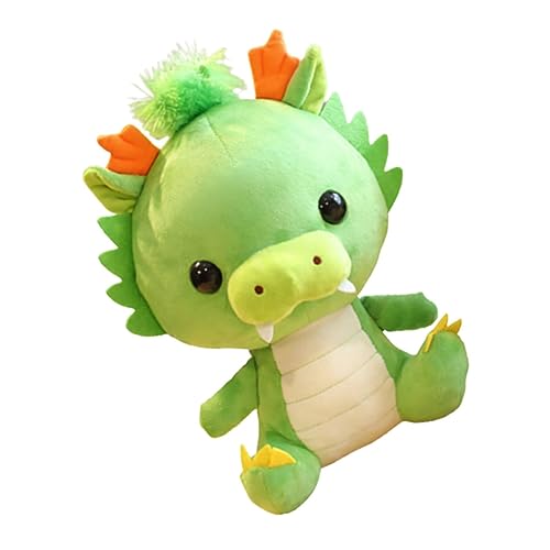 Abaodam chinesische neujahrsdekoration neujahrsgeschenk Drachen Plüsch für Party Chinesisches Neujahr Dekoration Drachen Dekoration Stofftierpuppe Sofa-Puppen- PP Baumwolle Green von Abaodam