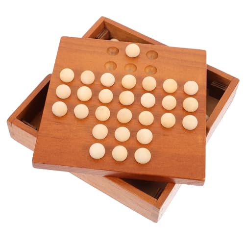 Abaodam einzelner Schachpflock Brettspiel Europa Schachbretter für Erwachsene Spielzeug für Kinder einzelnes Schach familienspiele Family Games Holzspielzeug Schach aus Holz Hölzern von Abaodam