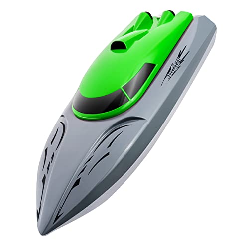 Abaodam ferngesteuertes Boot Radio Schiff fliegend Boote wasserspielzeug kinderwasserspielzeuge speedboot Water Toys qridor Boot für Pools elektrisches Poolboot Abs Green von Abaodam