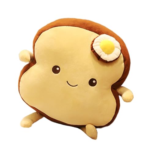 Abaodam gefülltes Brot Plush Bread Toy Bread Plush doll Plush Bread Cushion Cartoon Bread doll Plush Bread Pillow weiches Toastbrotspielzeug weiches ausgestopft Plüsch Yellow von Abaodam