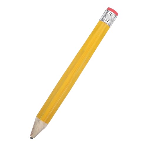 Abaodam großer Holzbleistift große Bleistifte Neuheit Bleistift achteckige Bleistifte riesige Bleistifte Drawing Pencils Schreibwaren Schulbedarf ästhetische Stifte PVC-Folie Yellow von Abaodam