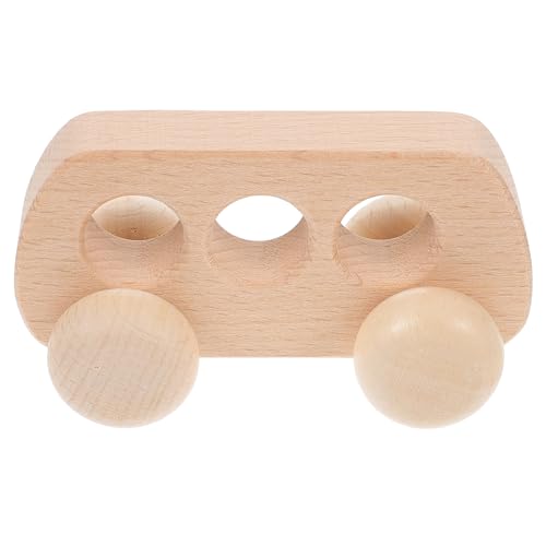 Abaodam holzspielzeug spielzeughandys für Babys Puzzle spielzeugauto - Handgemachtes Holzspielzeug für Babyautos greifen nach Auto Holz Auto hölzern von Abaodam