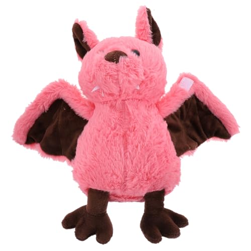 Abaodam kinderzimmer zubehör Kuscheltier Soft Toy gieskanne kinderspielzeug Kindergeburtstagsgeschenk Fledermaus Plüsch Stofftier Plüschtiere PP Baumwolle Rosa von Abaodam