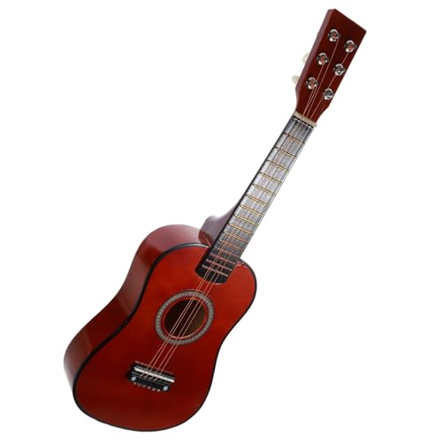 Abaodam kleine Gitarre musikinstrumente Musik Instrumente Holz Gitarren musikspielzeug Gitarre für Gitarrenspielzeug kleine Ukulele Anfänger Gitarre Linde Coffee von Abaodam