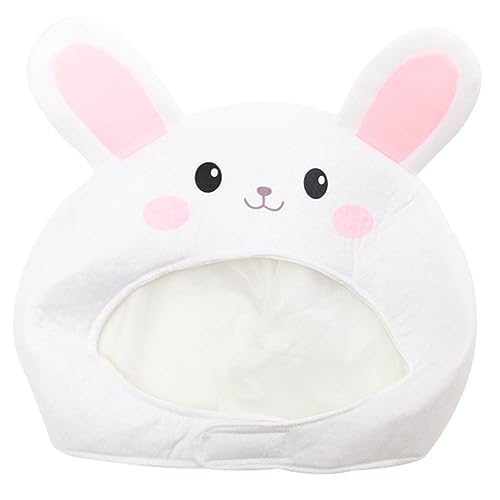 Abaodam Kopfbedeckung Lustig Hut Lustig Kuschelige Bunny Ütze Für Niedlicher Üsch Hasenohren Hut Für Kostüme Und Fotografie Lustiges Cosplay Accessoire Für Ostern Und Partys von Abaodam