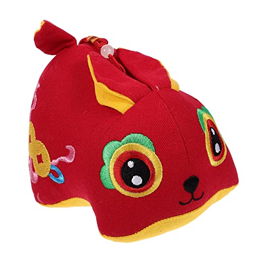 Abaodam segnen Kaninchen Puppe Jahr des Hasen-Stofftiers ausgestopft Chinese New Year Rabbit Hasen Kuscheltier Hasenpuppe Jahr der Hasen-Maskottchen-Puppe Plüsch rot von Abaodam