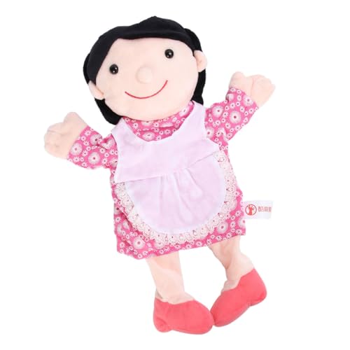 Abaodam üsch Handpuppe Rosa Niedliche Stofftier Figur Kreatives Spiel Mit Handpuppen Und Marionetten von Abaodam