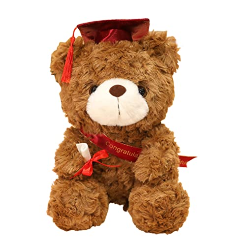 Abaodam üschbär Mit Doktorhut Personalisierter Abschluss Teddybär Zur Graduierung Für Bachelor Absolventen Kuscheltier Für ädchen Und Jungen Einzigartiges von Abaodam