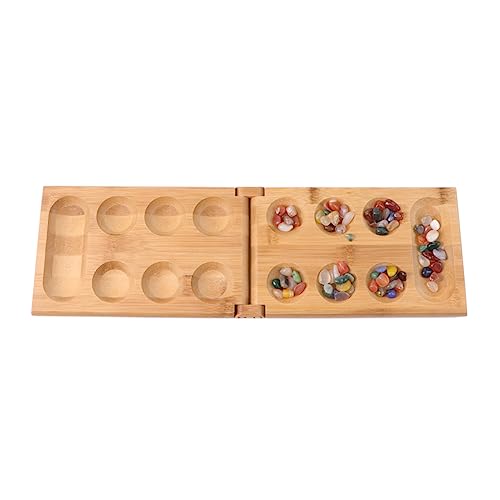 Mancala-Brettspiel afrikanisches Spiel lustiges Brettspiel Kinderschachbrett Mancala-Schach strategiespiel Kinder Taktikspiel für Kinder Lernspielzeug für Kinder Bambus Abaodam von Abaodam