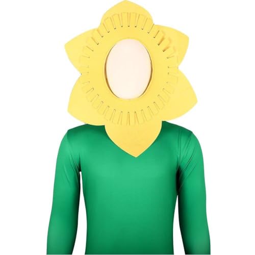 Abbdbd Sonnenblumen-kostüm, Sonnenblumen-cosplay-overall, Rollenspiel-kleidung Für Erwachsene, Halloween-kostüm Für Karnevalsparty von Abbdbd