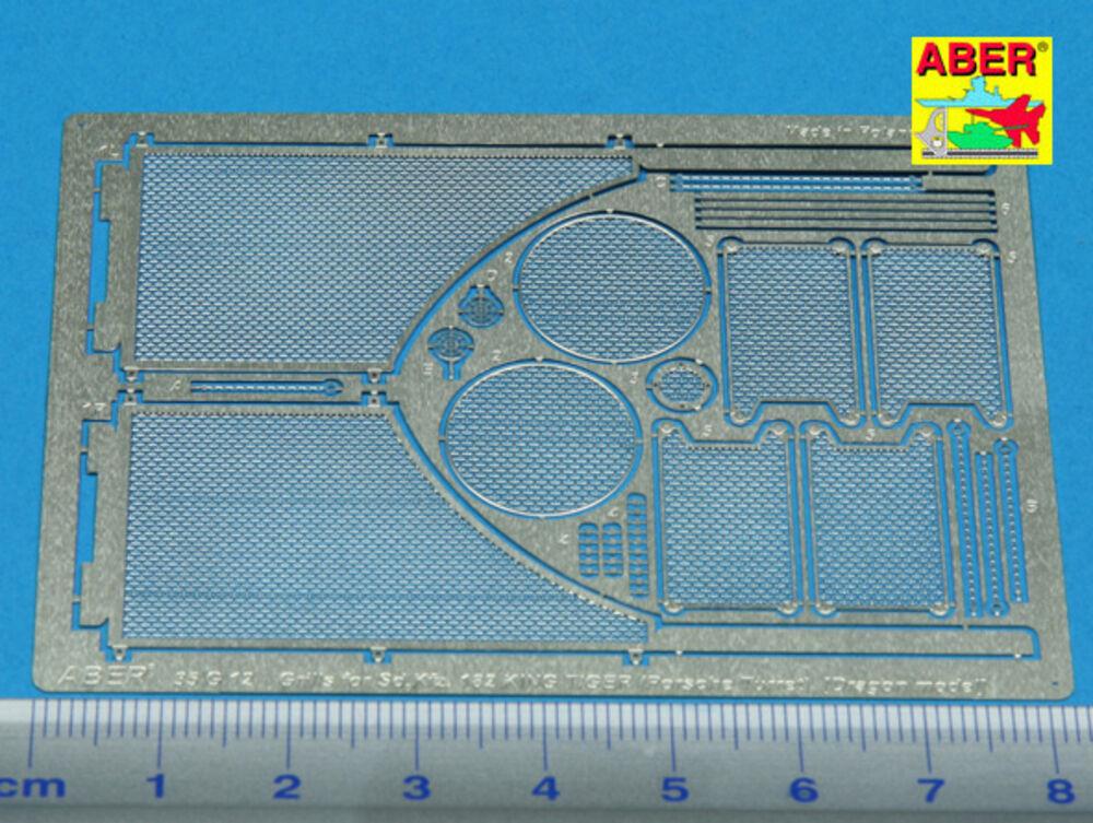 Grills for Sd.Kfz.182 King Tiger (Porshe Turret) von Aber