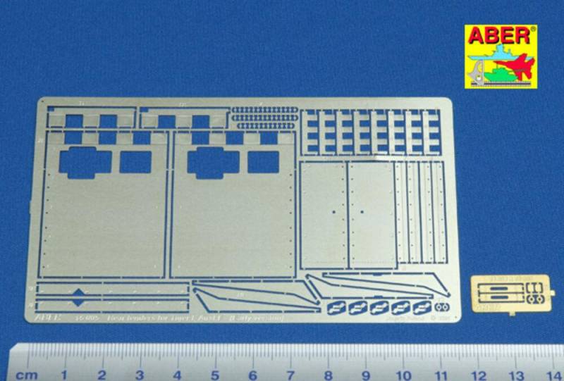 Rear fenders for Tiger I, Ausf.E  (Early)/ Hintere Schutzbleche von Aber