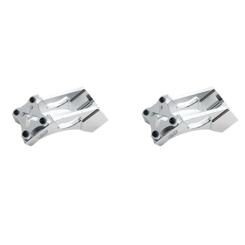 Abledance 2X 144001-1258 Metall Schwanz Festteile Heck FlüGel Firmware BeschläGe für 144001 1/14 4WD RC Auto Teile, Silber von Abledance